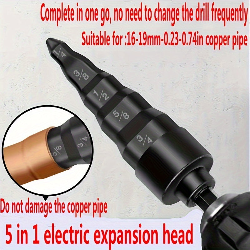 Copper Pipe Expander Tool for Air Conditioning 1/4 to 3/4 Inch