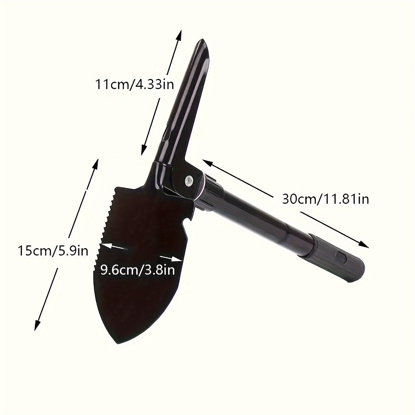 Stainless Steel Folding Shovel for Outdoor Garden Camping Hiking