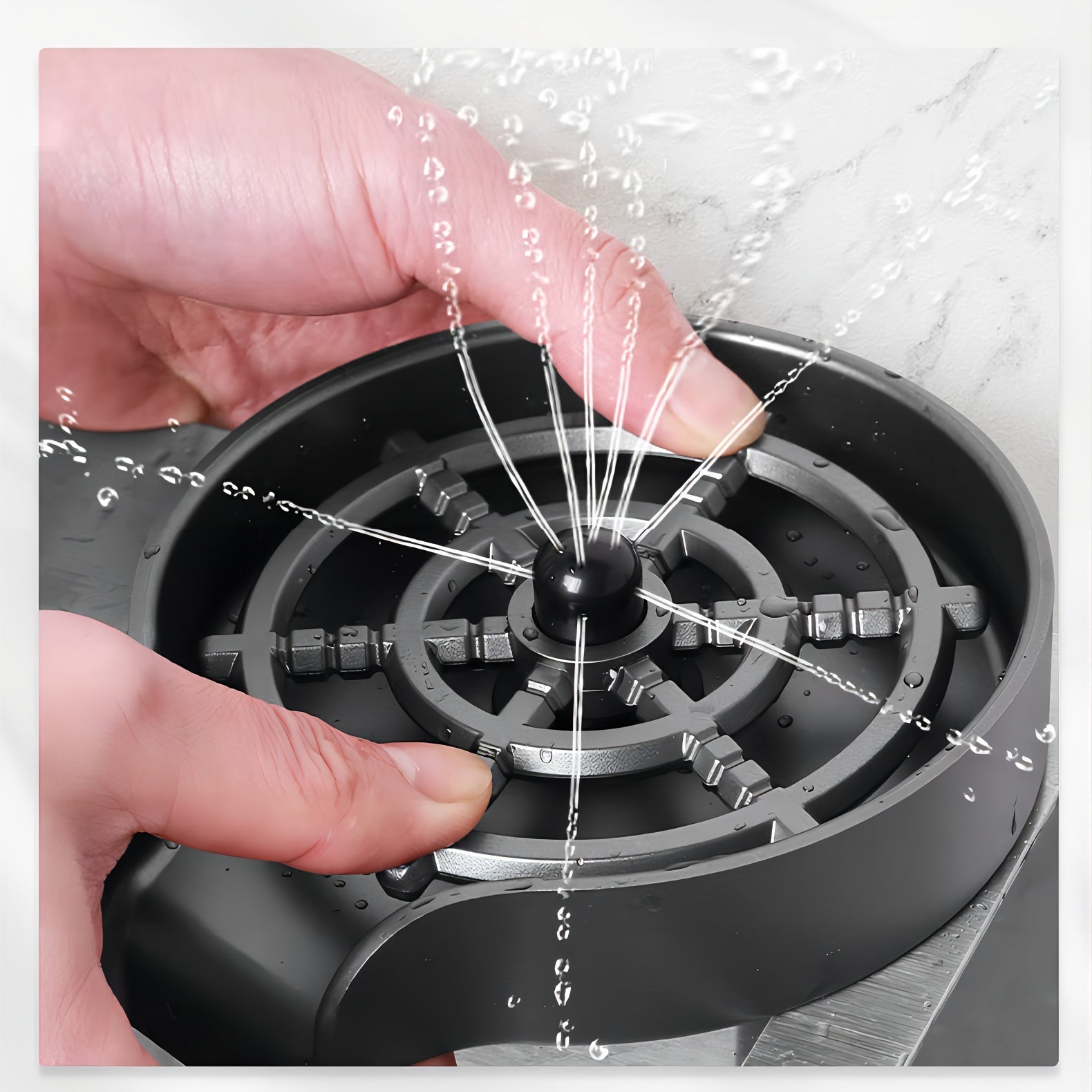 Conjunto de lavadora de tazas a alta presión para fregadero de cocina con enjuagador de vasos, grifo y accesorios