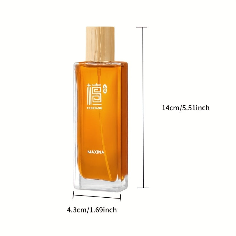 Women Sandalwood Perfume Liquid 3-5% Essential Oil Woody Fragrance Gift