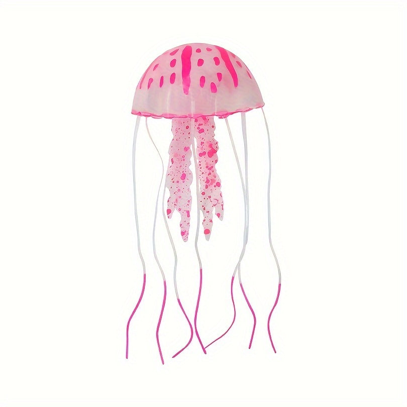 Artificial Silicone Jellyfish Aquarium Ornament for Tank Decoration