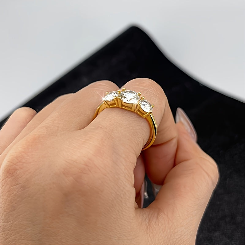 Сногсшибательное обручальное кольцо из серебра 925 пробы с блестящим дизайном, исключительно блестящее кольцо для пальца, украшенное подарочной коробкой