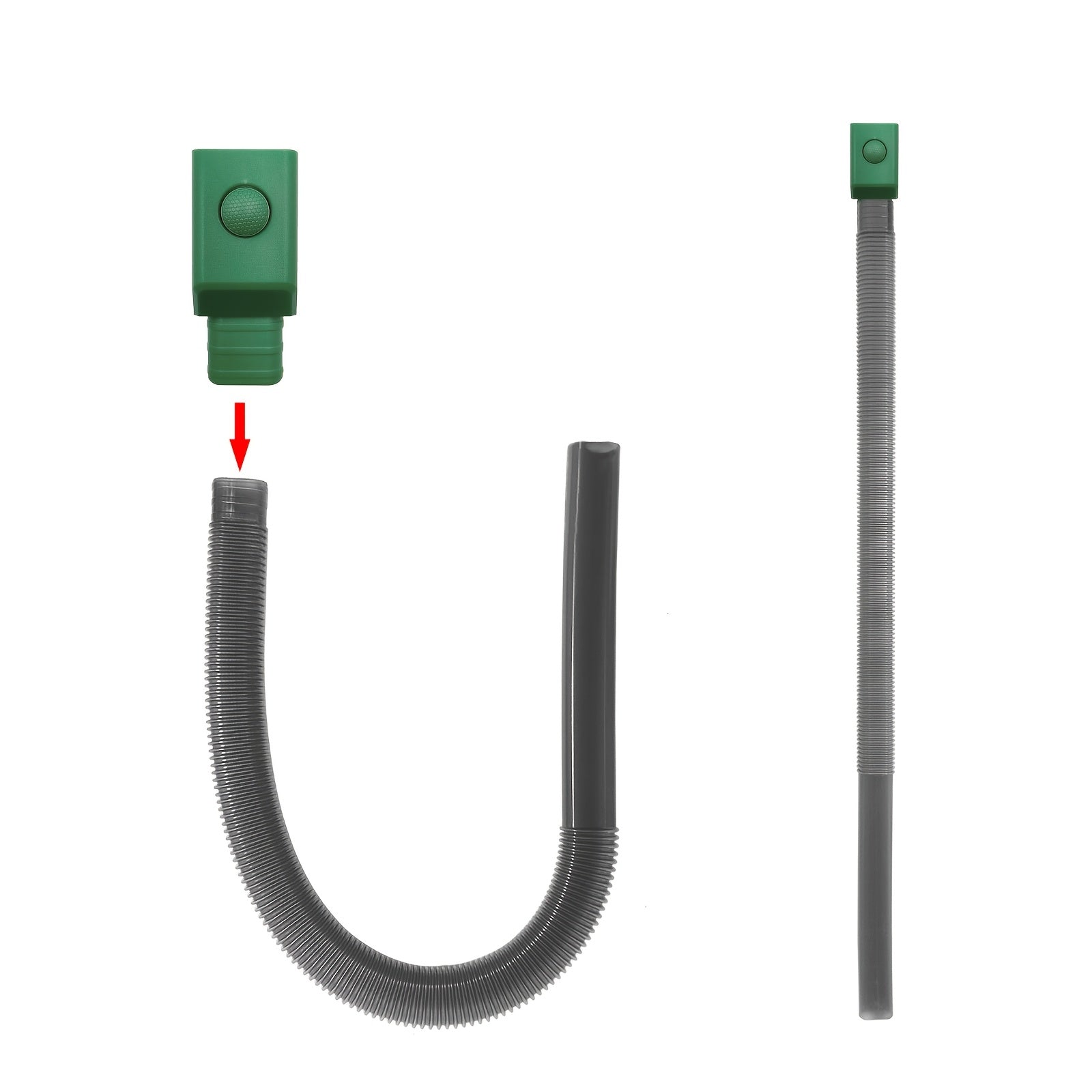 Комплект для очистки вентиляции сушилки с шлангом для пыли и соединителем, прочный ABS