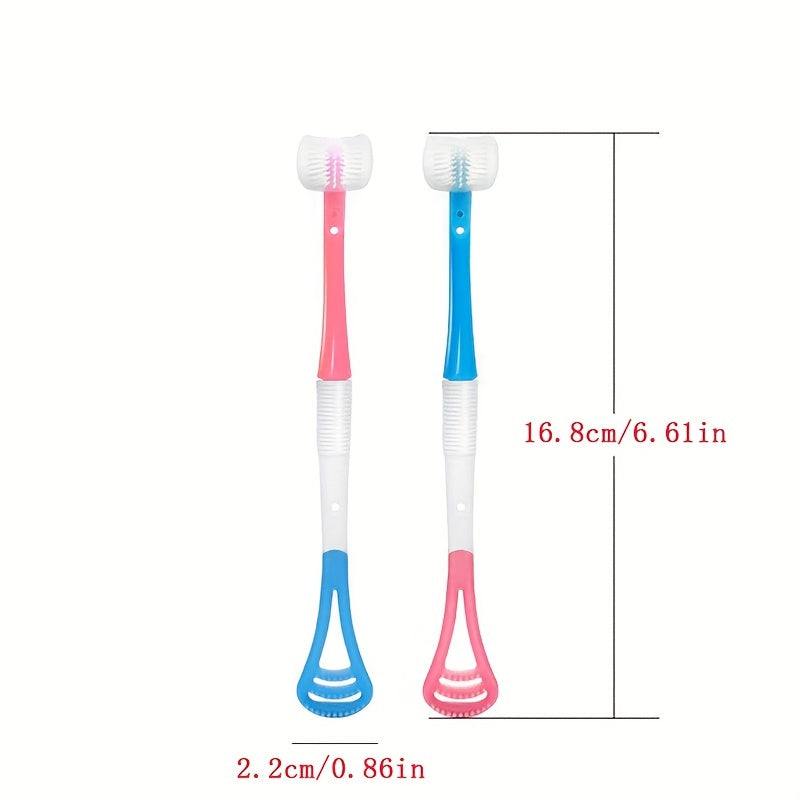 U-shakl silikon tish cho'tkasi oziq-ovqat sifatli yumshoq bosh sayohat uchun stomatologik parvarish