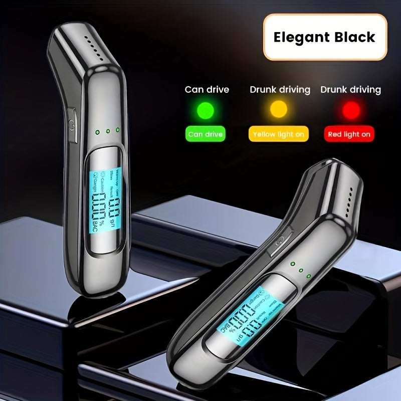Alcoholímetro sin contacto alimentado por USB con batería de litio recargable de grado médico