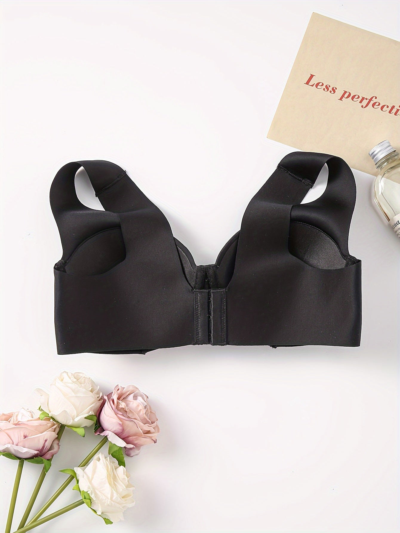 Women’s Seamless Underwire Push-Up Bra with Anti-Sagging Support