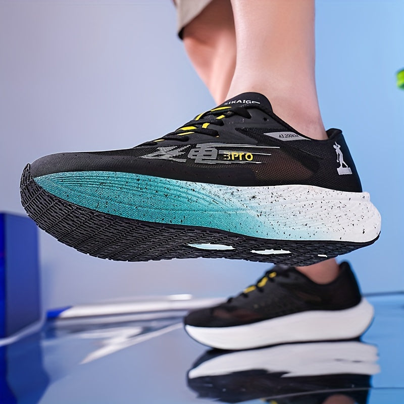 Men's Lightweight Mesh Running Shoes for Outdoor Workouts Non-Slip Shock Absorption