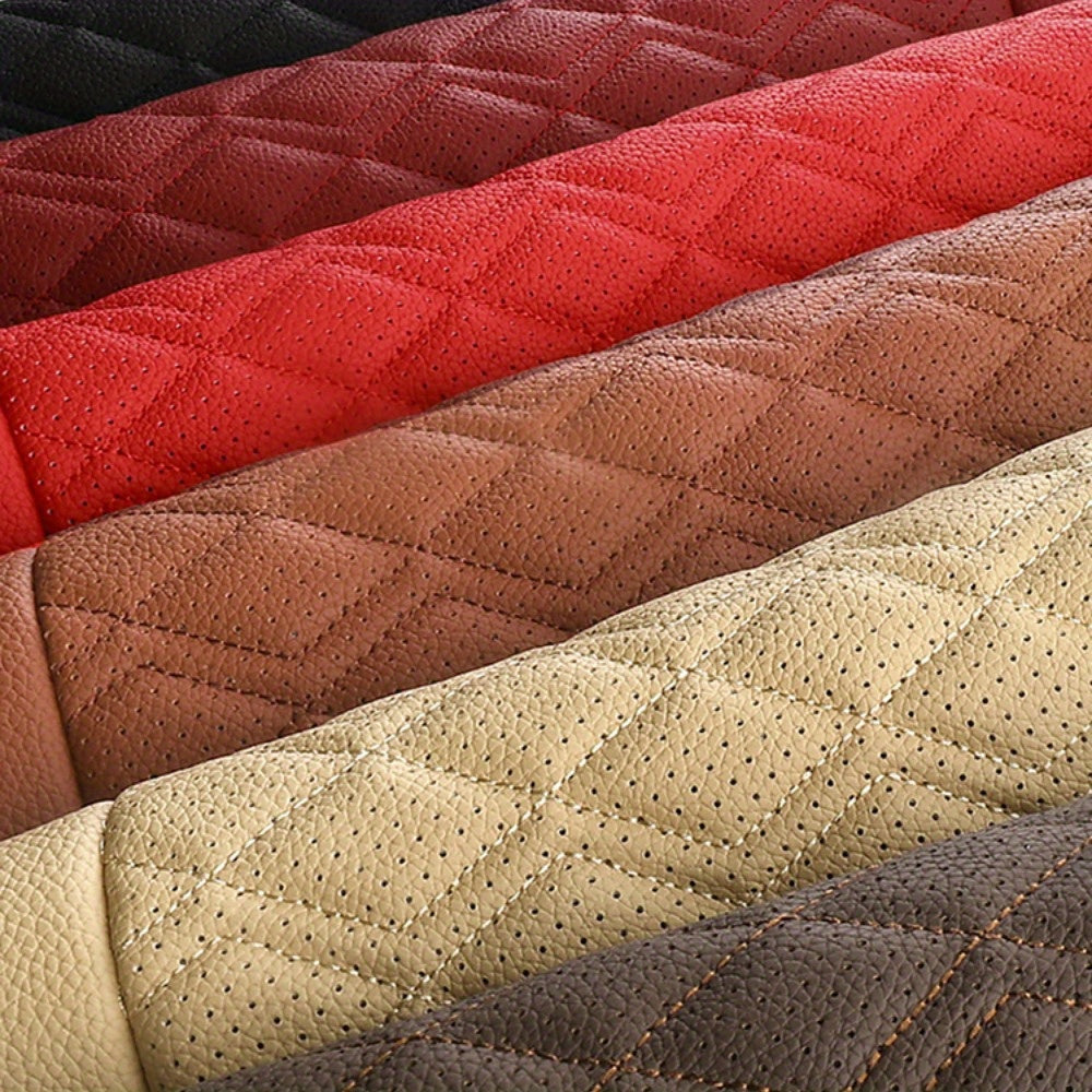 Yellow Car Seat Cushion Front Single Seat Breathable Non-Slip All-Season