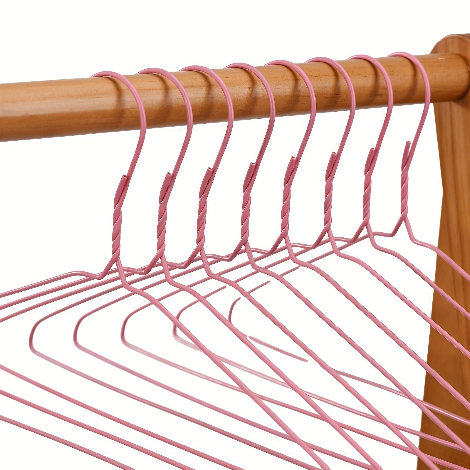 Conjuntos de 5, 10, 20 perchas de plástico antideslizantes para ropa, organizadores de armario y armario de uso pesado