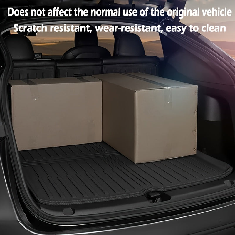 Rear Trunk Mat for Model Y 2025+ TPE All Weather Full Coverage Cargo Liner
