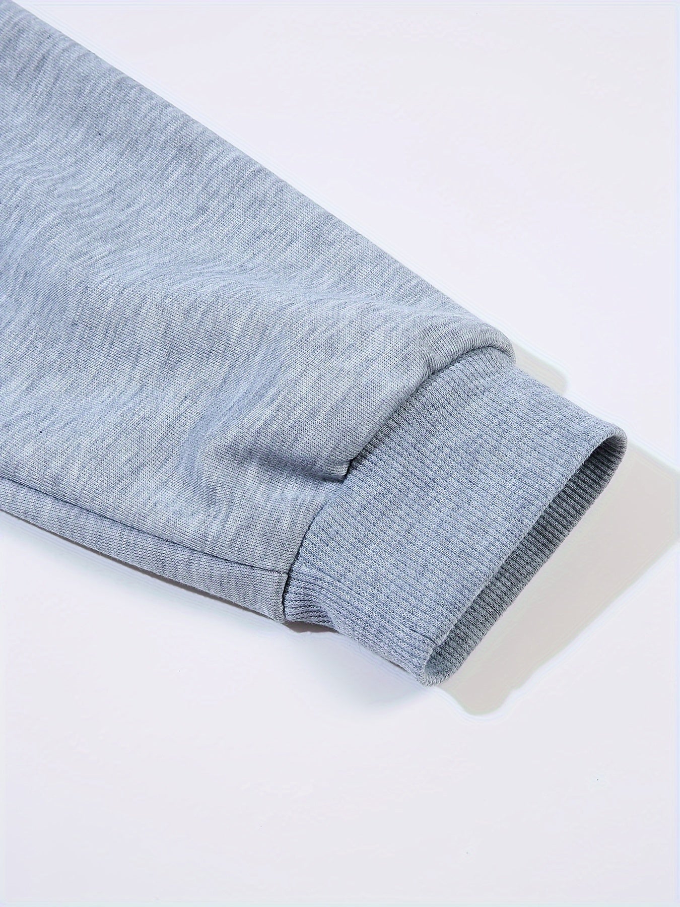 Plus Size Women's Love Print Sweatshirt Casual Long Sleeve Crew Neck