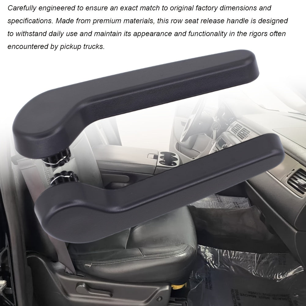Chevrolet GMC yuk mashinası, SUV uchun old va orqa o'rindiqni yengil qaytarish uchun tutqich, lever, qora, juft