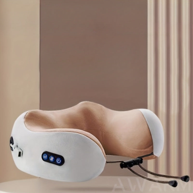 Elektr U-shaklidagi bo'yin massaj qiluvchi yostiq, dam olish uchun mo'ljallangan, turli sharoitlarda foydalanish mumkin. Ajoyib Onalar kuni sovg'asi, USB orqali zaryadlanadigan batareya va ≤36V ishlash voltaji bilan birga keladi.