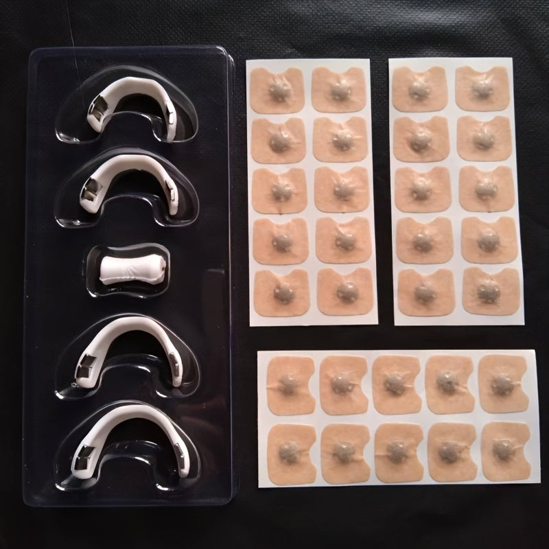 30 Ta'sirli Burun Parchalari, 4 Dilator, 1 Burun Parchasi Uskunasi - Quvvat yo'q, Hid yo'q