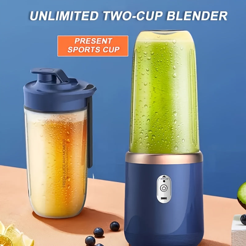 Portable Blender 0.5L 1L USB Rechargeable 40W High-Speed Mixer for Smoothies