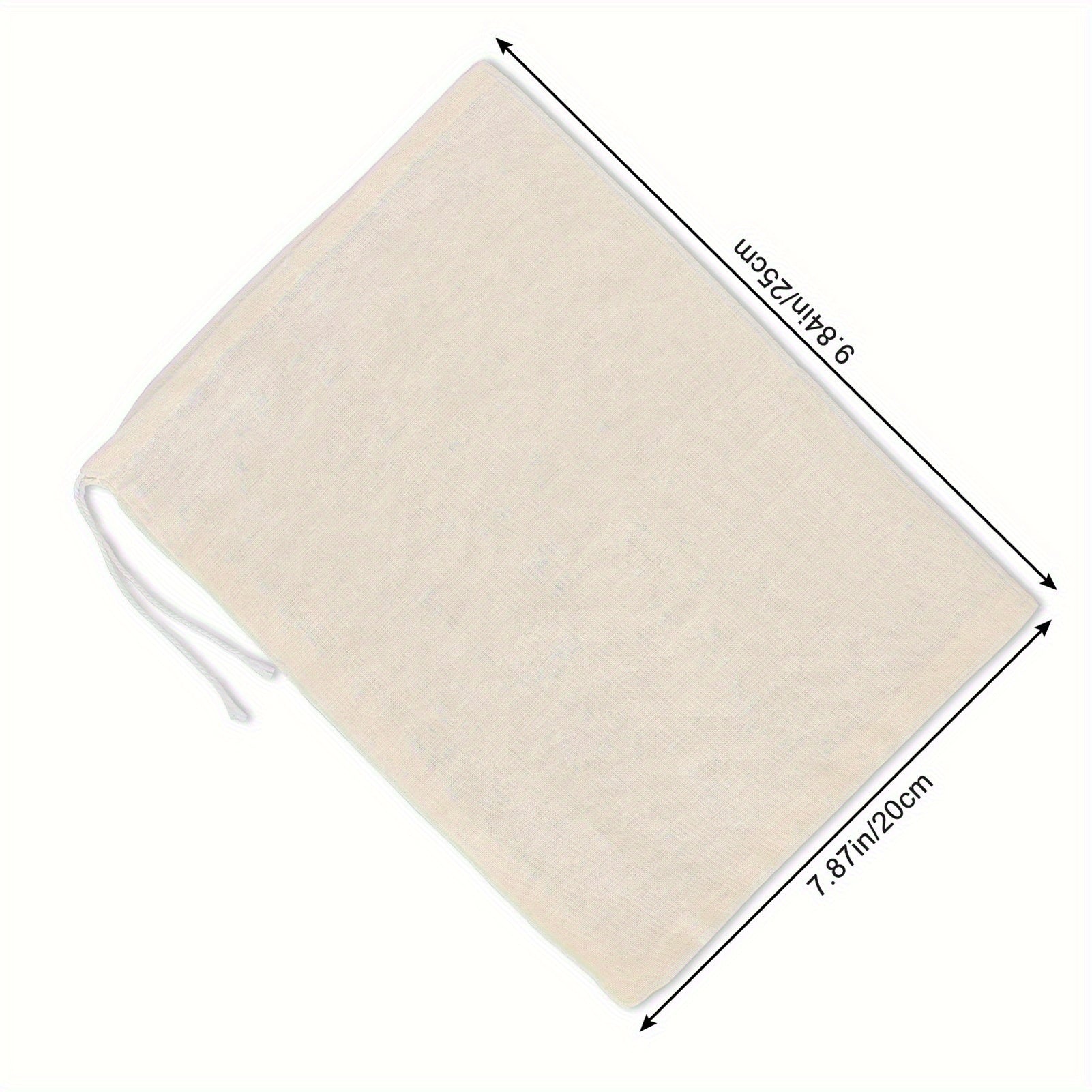 Set of 5 Reusable Nut Milk Bags with Drawstrings Fine Mesh Filters for Kitchen