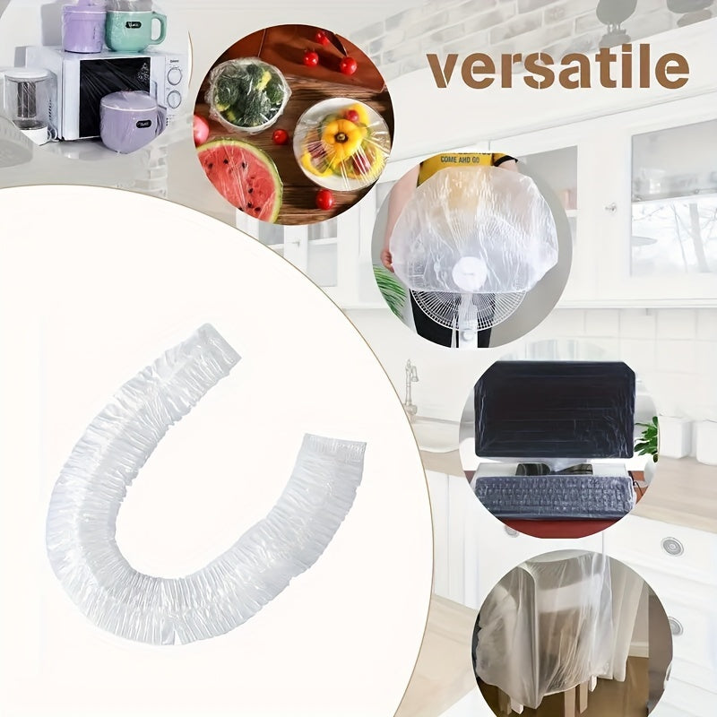 Qurilmalar uchun bir martalik shaffof chang qoplamalari, 50 ta paket