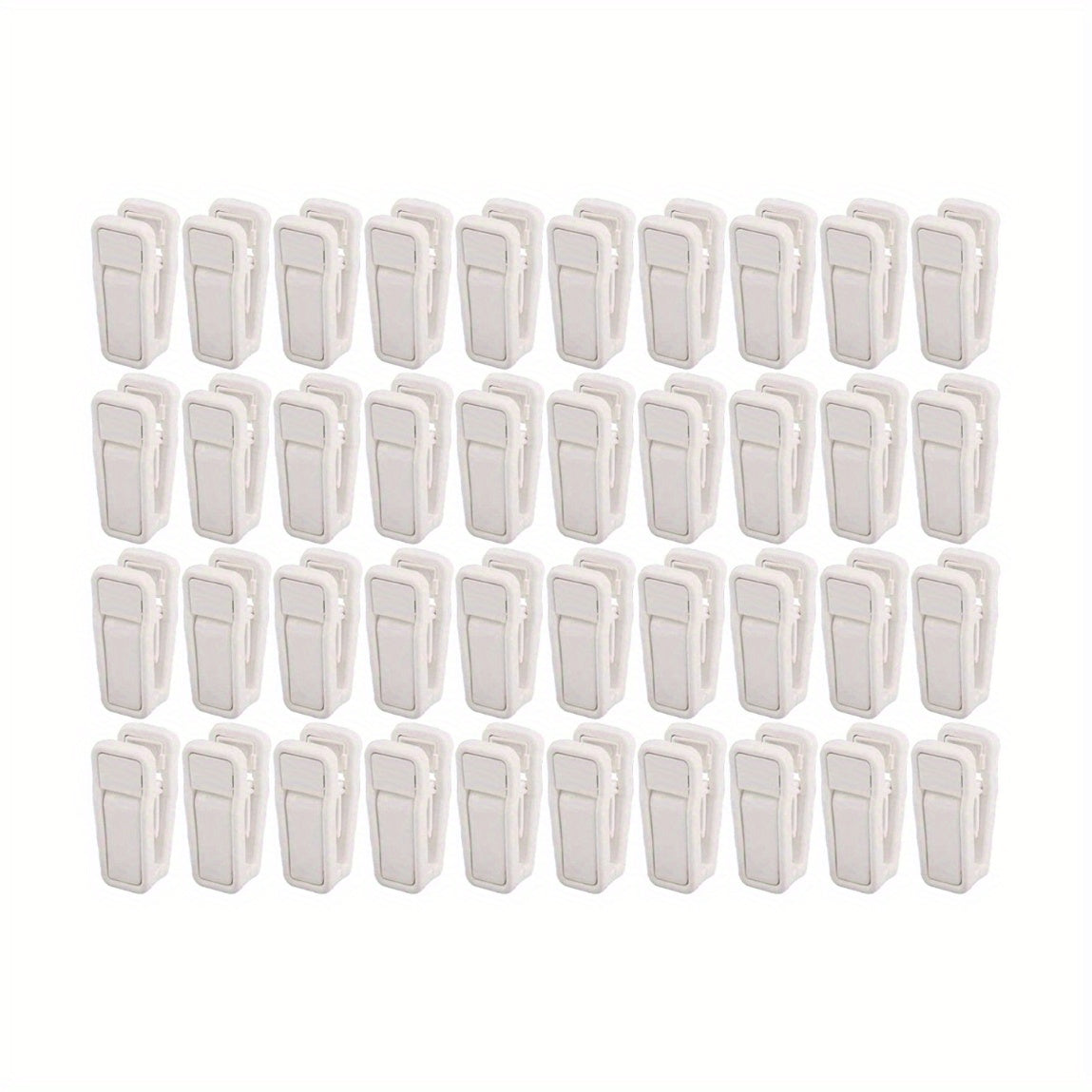 30 Қаттиқ пластик кийим клиплари, қуёшга ва шамолга қарши мослашган ABS материалидан тайёрланган