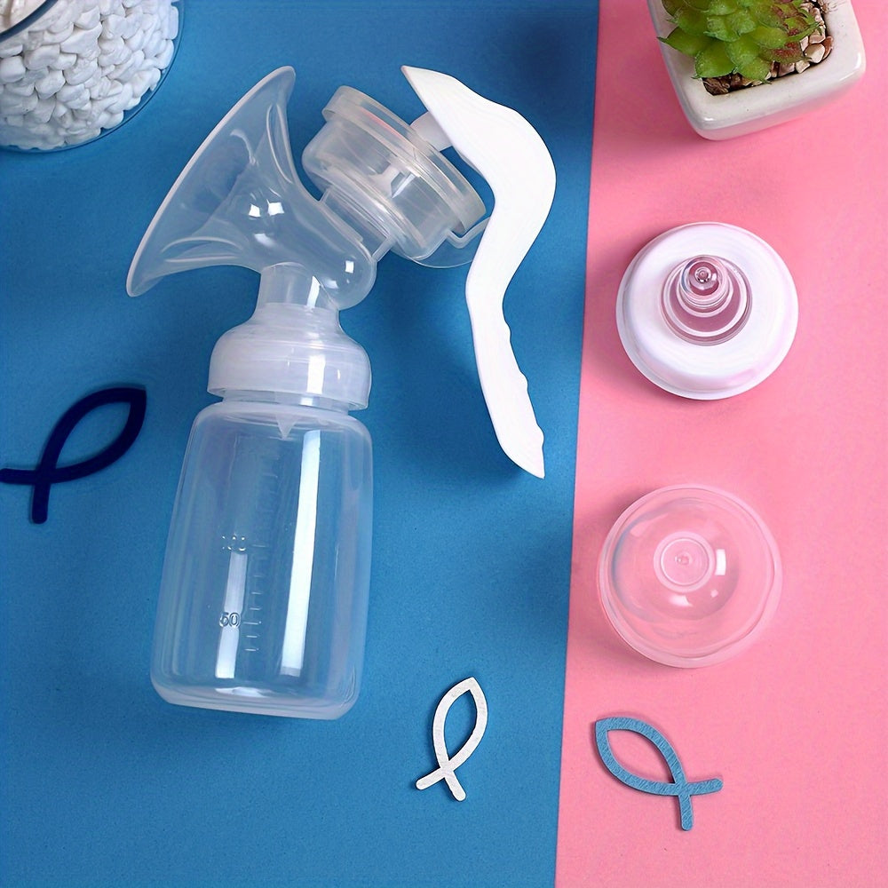 5oz Portable Manual Breast Pump BPA-Free for New Moms Postpartum Nursing