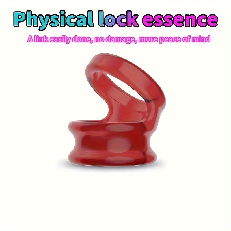 Erkaklar uchun TPE kuchaytirish halqasi, qayta ishlatiladigan, bir xil rangli, erkaklar uchun jinsiy o'yinchoq