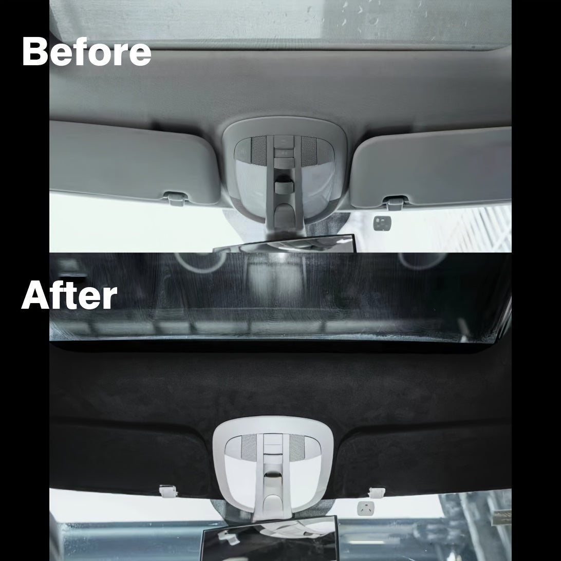 Black Velvet Adhesive Car Interior Wrap Durable Self-Adhesive Film