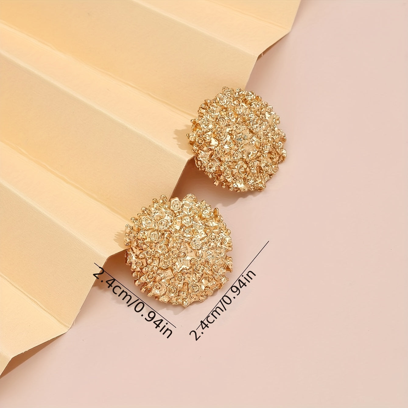 Women's Geometric Round Stud Earrings for Parties Travel Gift Set