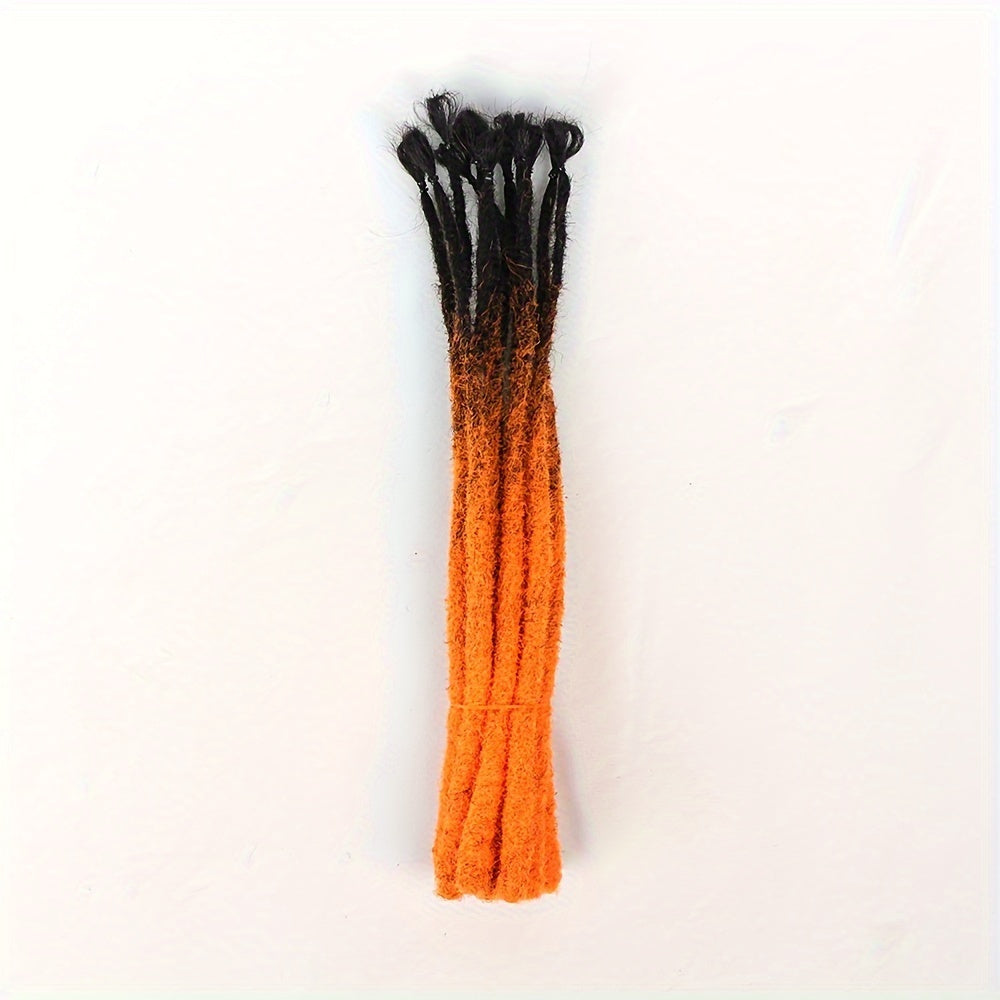 Qora Dreadlocks soch kengaytmalari 27.94cm Sun'iy crochet dreadlocks erkaklar uchun