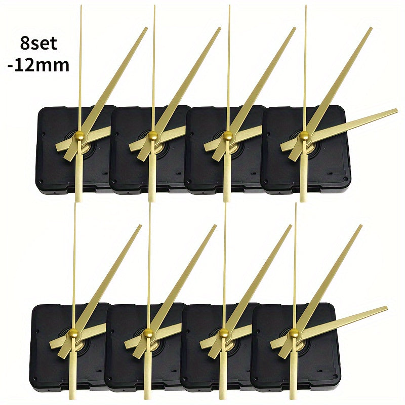 Set of 8 Cross Stitch Movement and Hands for DIY Clock Repair