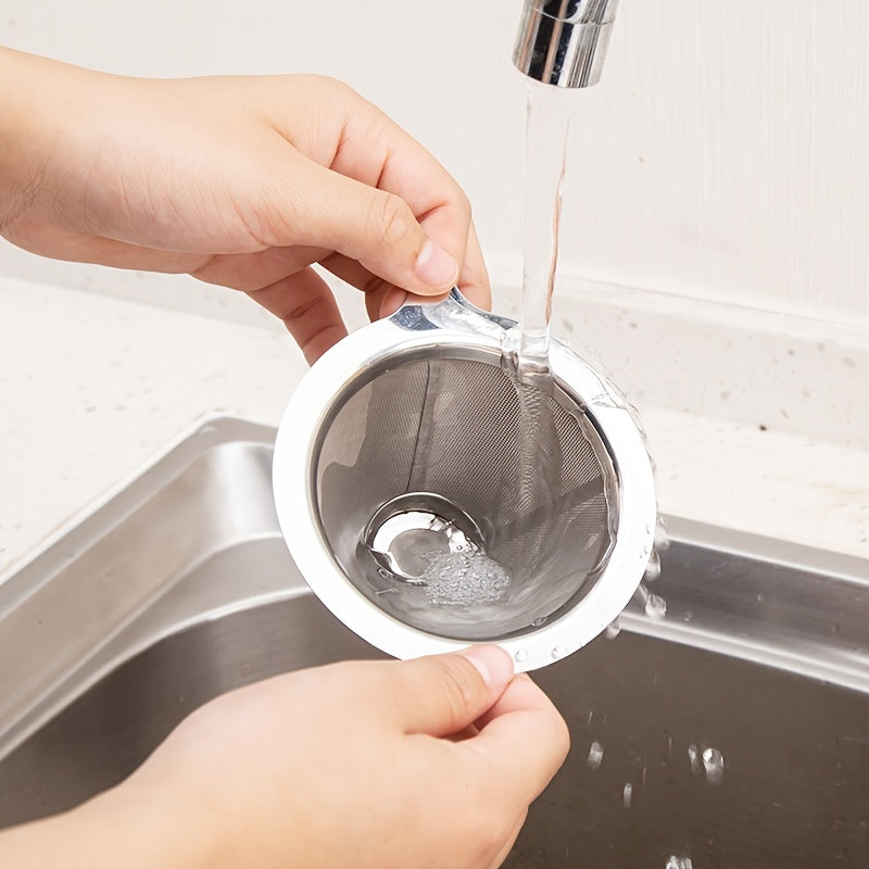 Double Layer Stainless Steel Coffee Filter Pour Over Dripper Food Grade 304