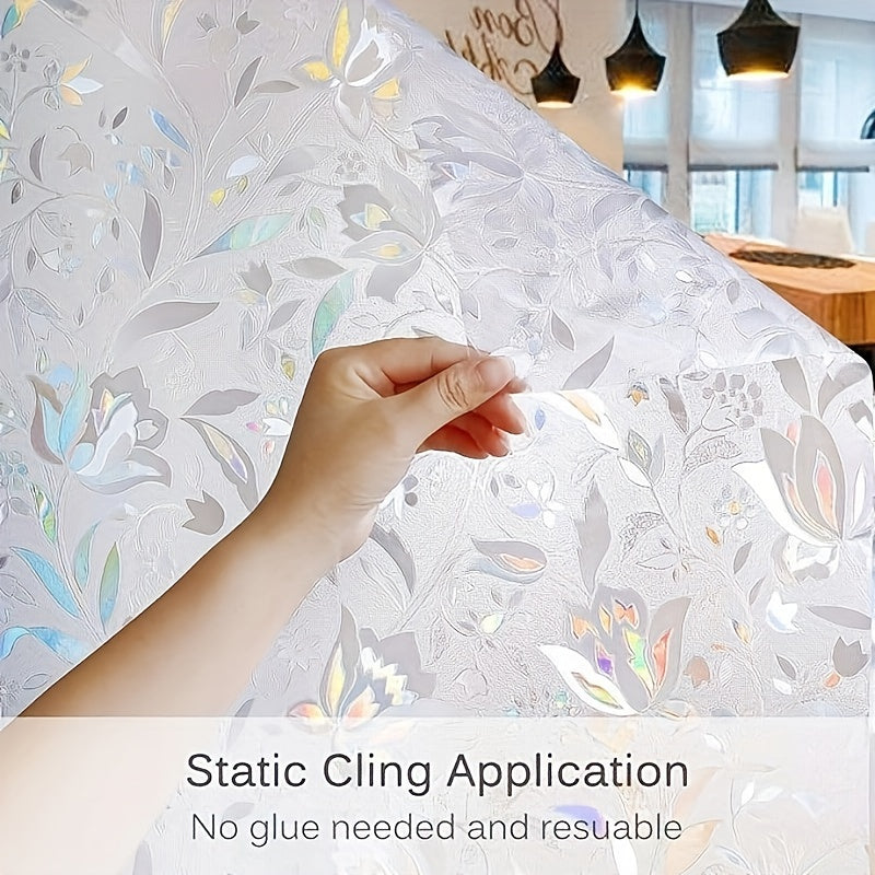 Privacy Window Film Electrostatic PVC Glass Sticker for Home Office Decor