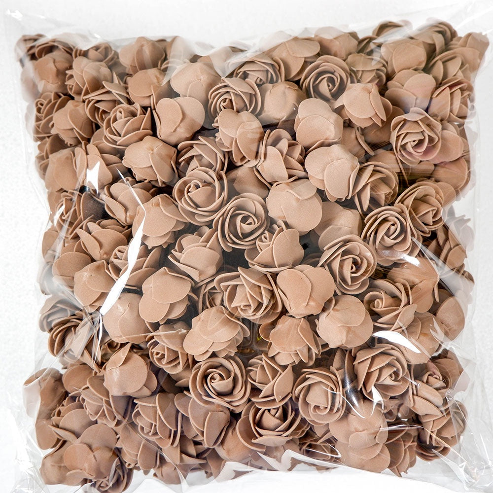 Artificial Foam Rose Flowers for Weddings Home Decor Scrapbooking Valentine's Day Gifts 50 Pack
