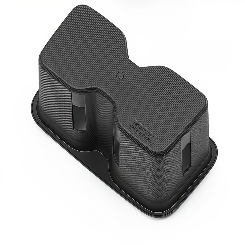 Car Interior Cup Holder Storage Box Scratch-Resistant TPE Accessory