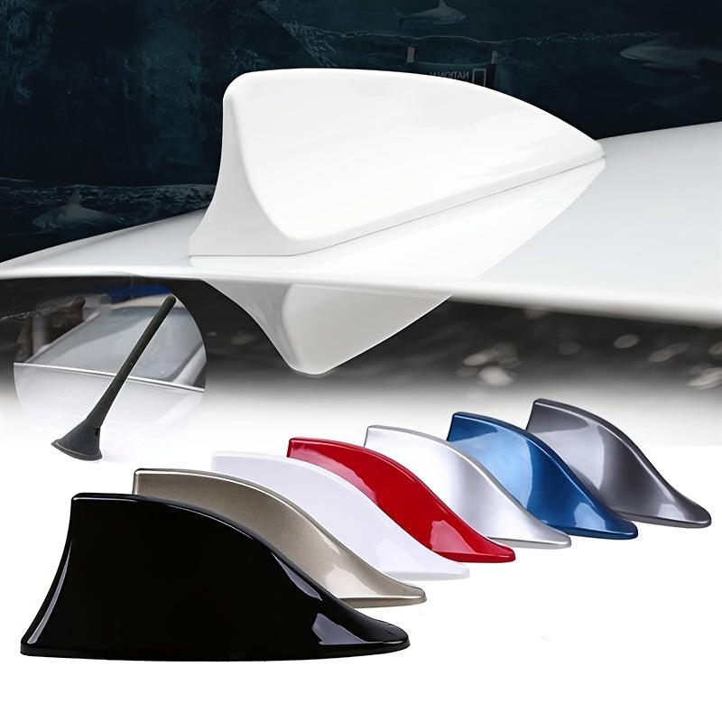 Universal ABS Shark Fin Antenna Roof Mount for Wireless Signal Cover in Multiple Colors