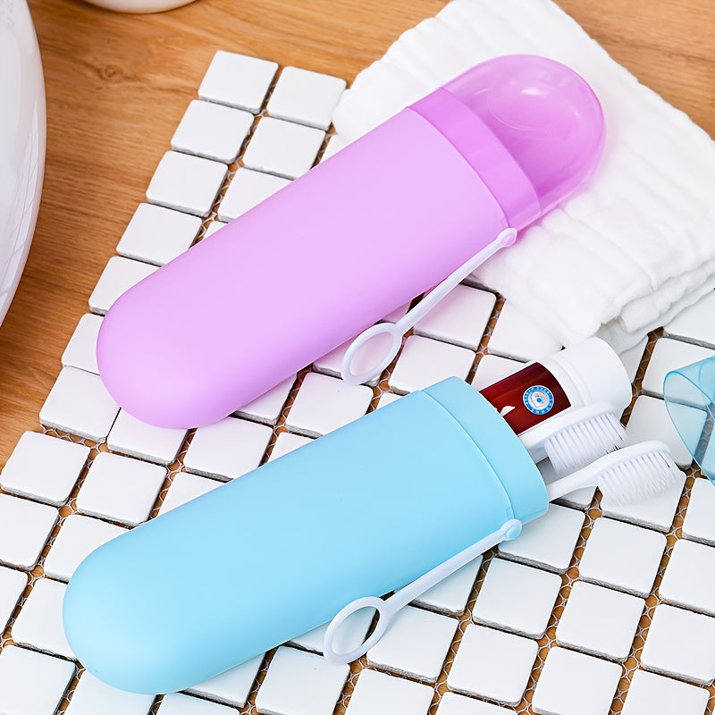 Travel Toothbrush and Toothpaste Storage Box Portable Organizer