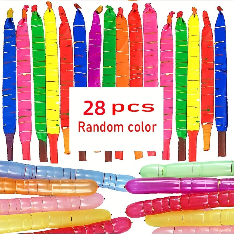 28pcs Color Latex Party Balloons for Celebrations and Events