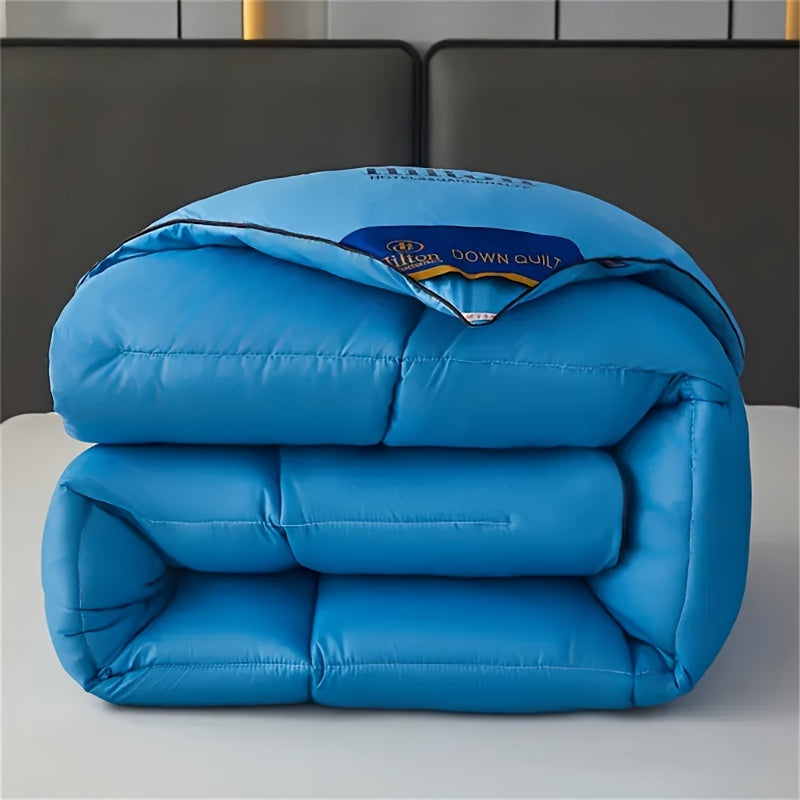 All-Season Ultra-Soft Polyester Comforter for Hotel Bedrooms and Gifts