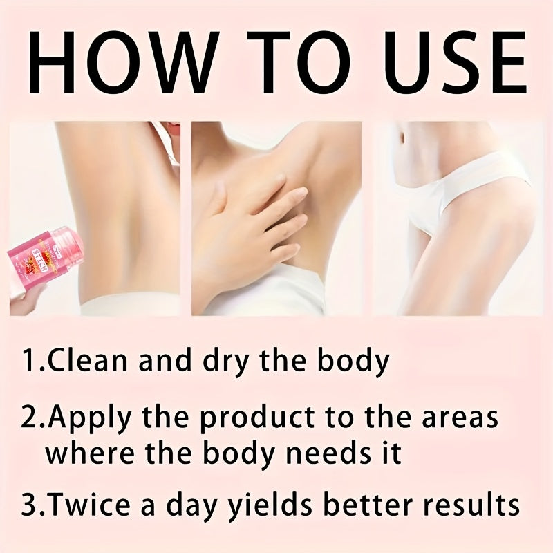 Unisex Body Fragrance Stick 40g Moisturizing Odor Control Refreshing Scent Portable