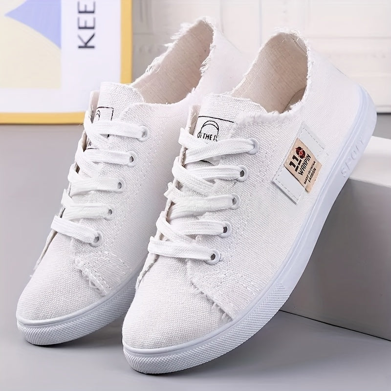 Women's Casual Slip-On Sneakers Light Blue Breathable Fabric All-Season