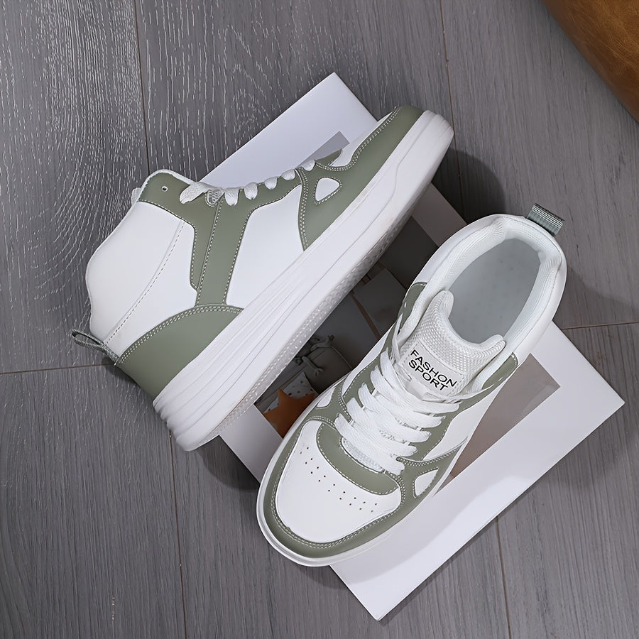 Women’s High-Top Sneakers Lightweight Casual Shoes with Soft Fabric Lining