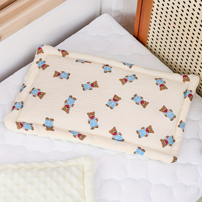 Yuvilishi mumkin bo'lgan Yumshoq Yostiq - Qiziqarli Hayvon Printi bilan - Yil davomida Bolalar va O'smirlar uchun Havo O'tkazuvchi Dizayn