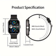 Reloj inteligente con pantalla táctil HD de 4.65cm para hombres y mujeres con llamadas inalámbricas, modos deportivos, contador de pasos y control de música