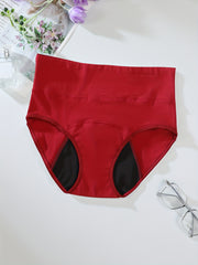 Women's High-Waist Leak-Proof Underwear 6-Pack Breathable Soft Fabric