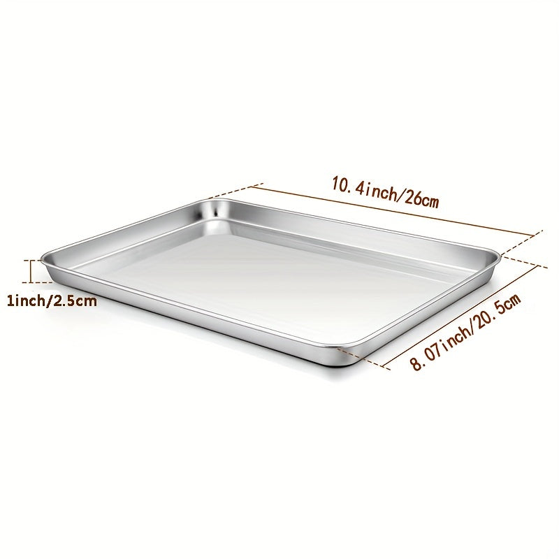 Stainless Steel Baking Sheet and Cooling Rack Set for Cookies and Vegetables