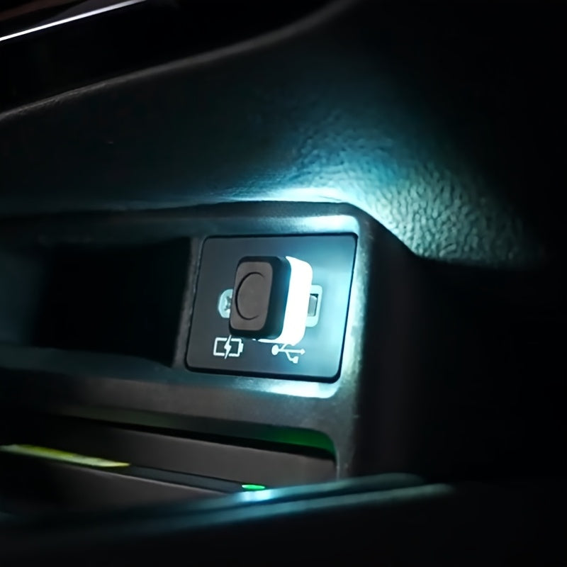 Mini USB Car Ambient Light LED Interior Decoration, USB Powered, No Battery