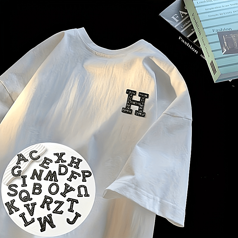 Вышитая черная патч с черными стразами "НЕВЕСТА" с 26 буквами для украшения платья, джинсов и шляпы