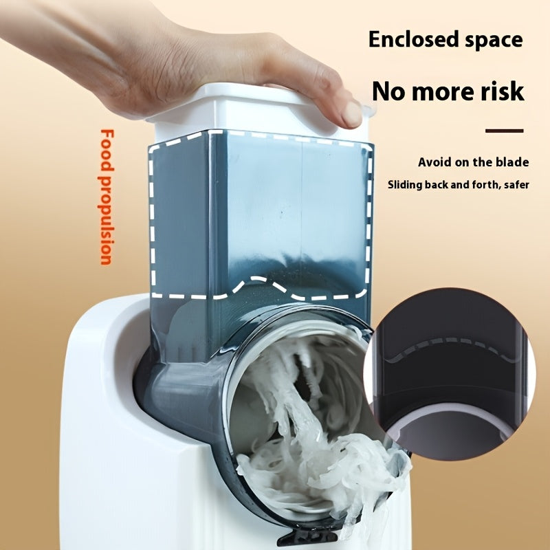 Electric Vegetable Chopper Food Processor for Slicing and Shredding Kitchen Gadget