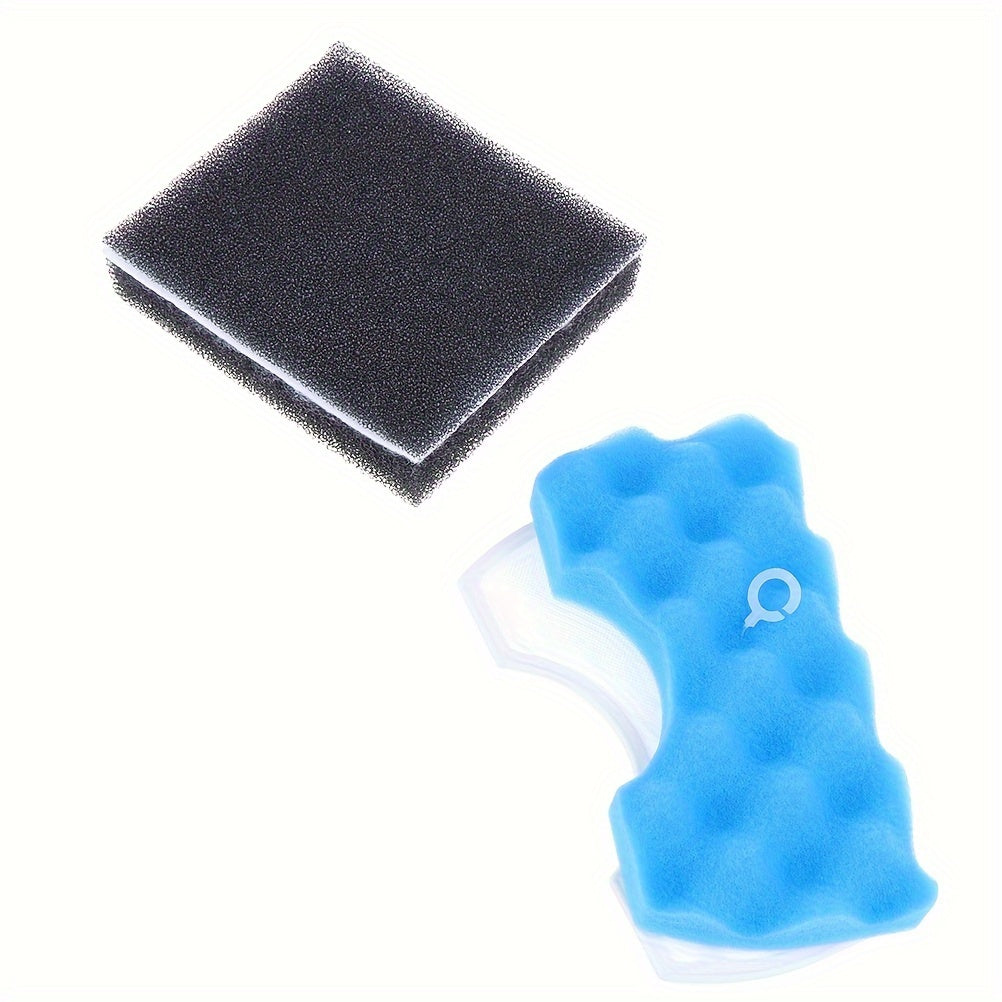 Replacement Vacuum Filter Kit for SC43-47 SC4520 HEPA and Washable Sponge Filters
