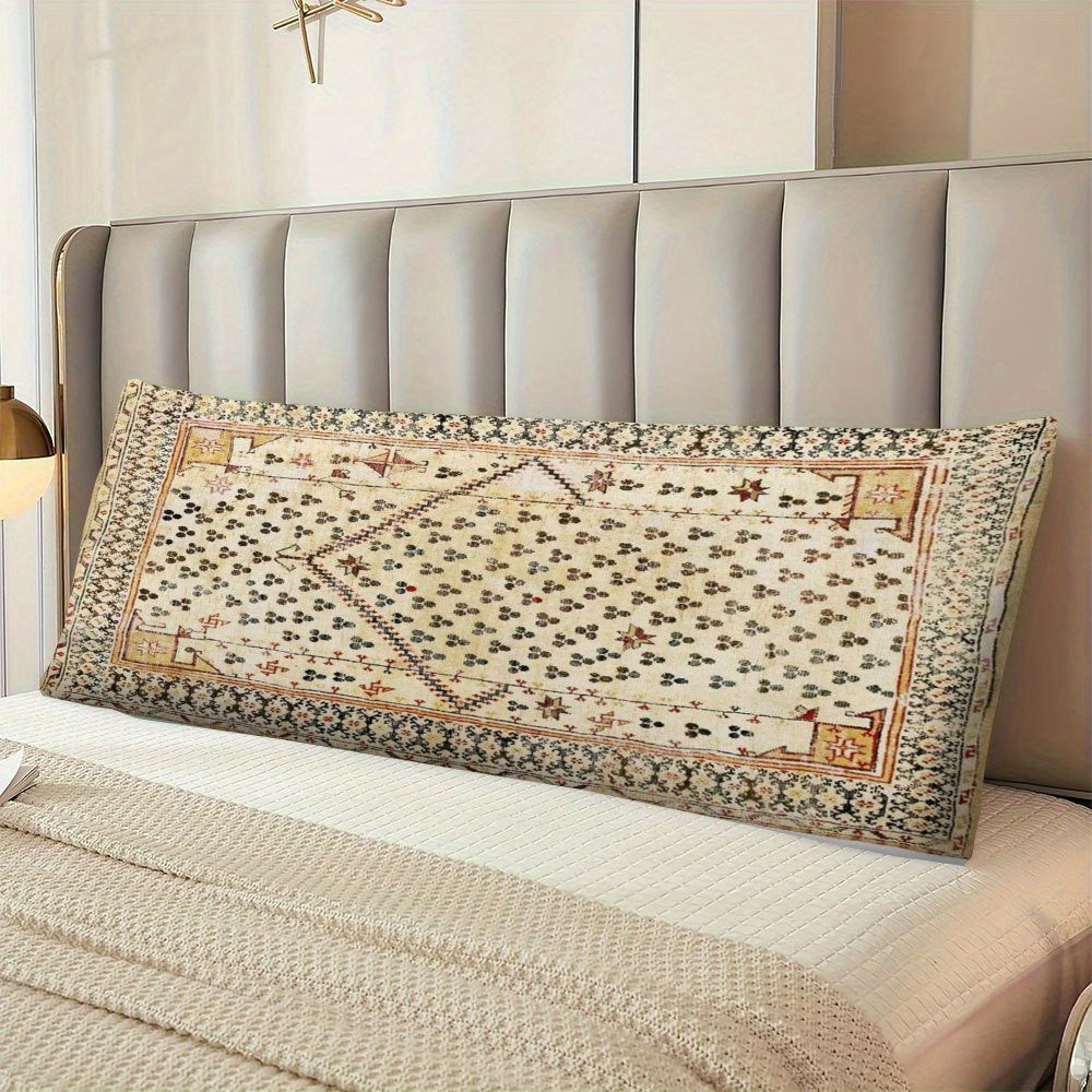 Bohem uslubidagi tana yostiq qoplami 50.8x137.2cm gilam bosma qisqa mo'rt polyester