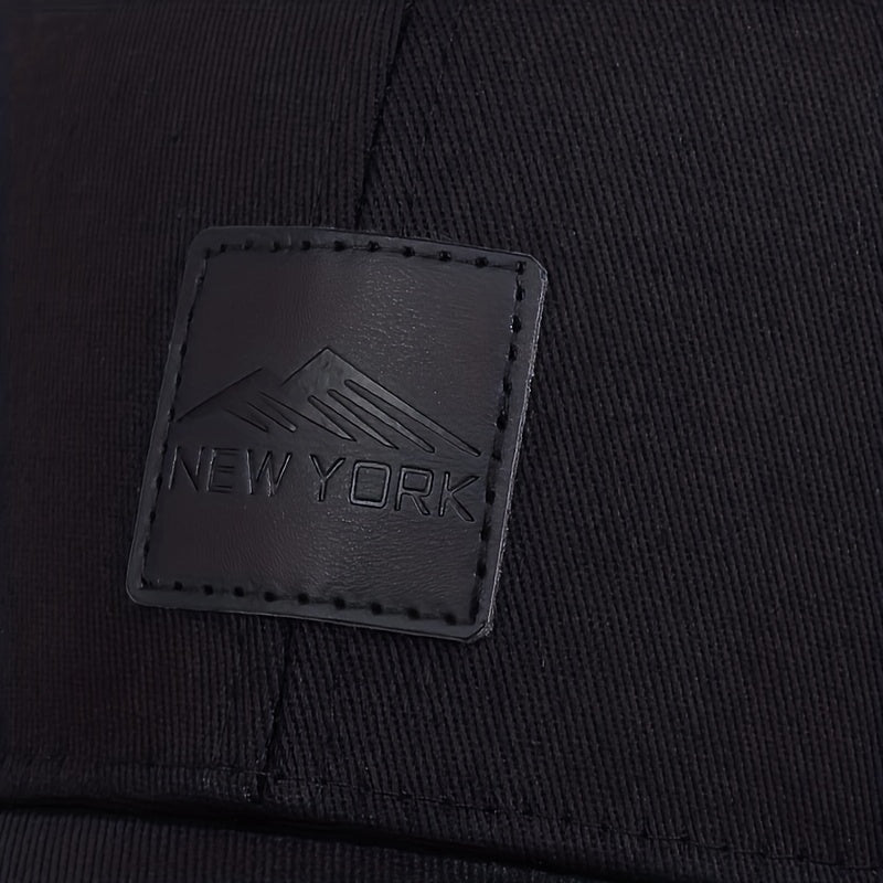 Men's Baseball Cap Adjustable UV Protection Lightweight Polyester Casual Outdoor Spring Autumn