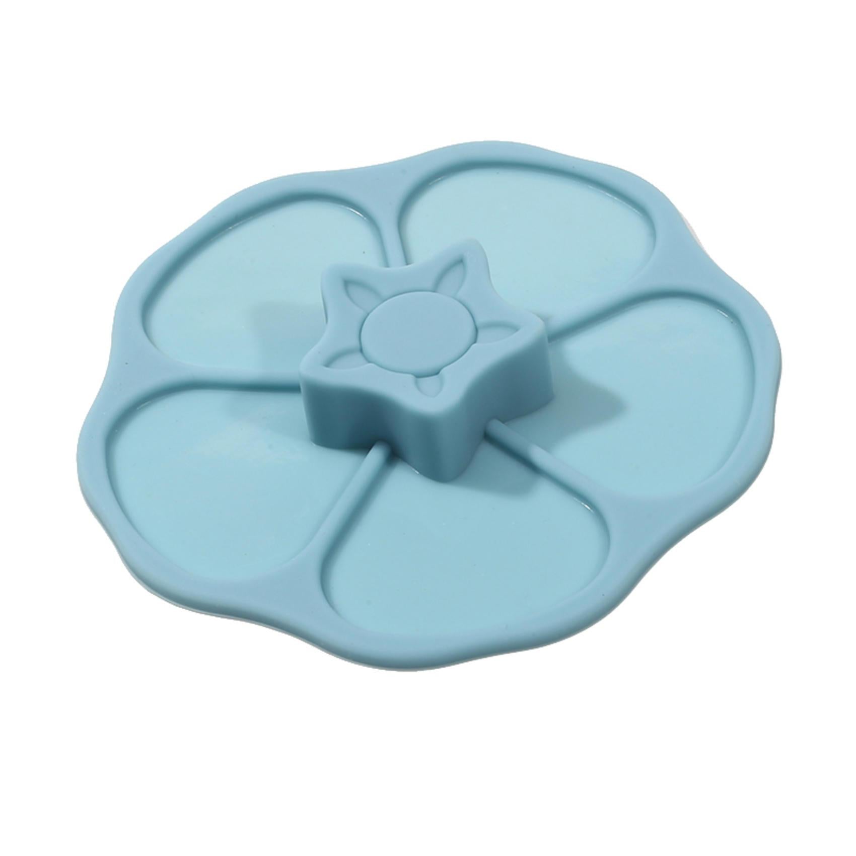 Silicone Flower-Shaped Cup Lid Leak-Proof Dust-Proof Food Safe Cover